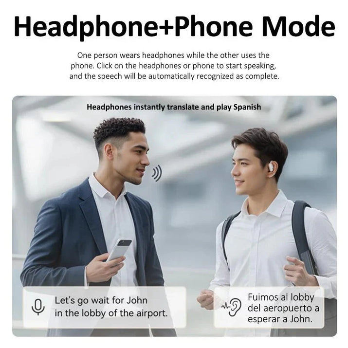 Advanced AI Translator Earbuds for Effortless Global Communication in Real-Time